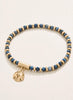 Spartina Calm Waters Stretch Bracelet 4mm Blue Coral available at The Good Life Boutique