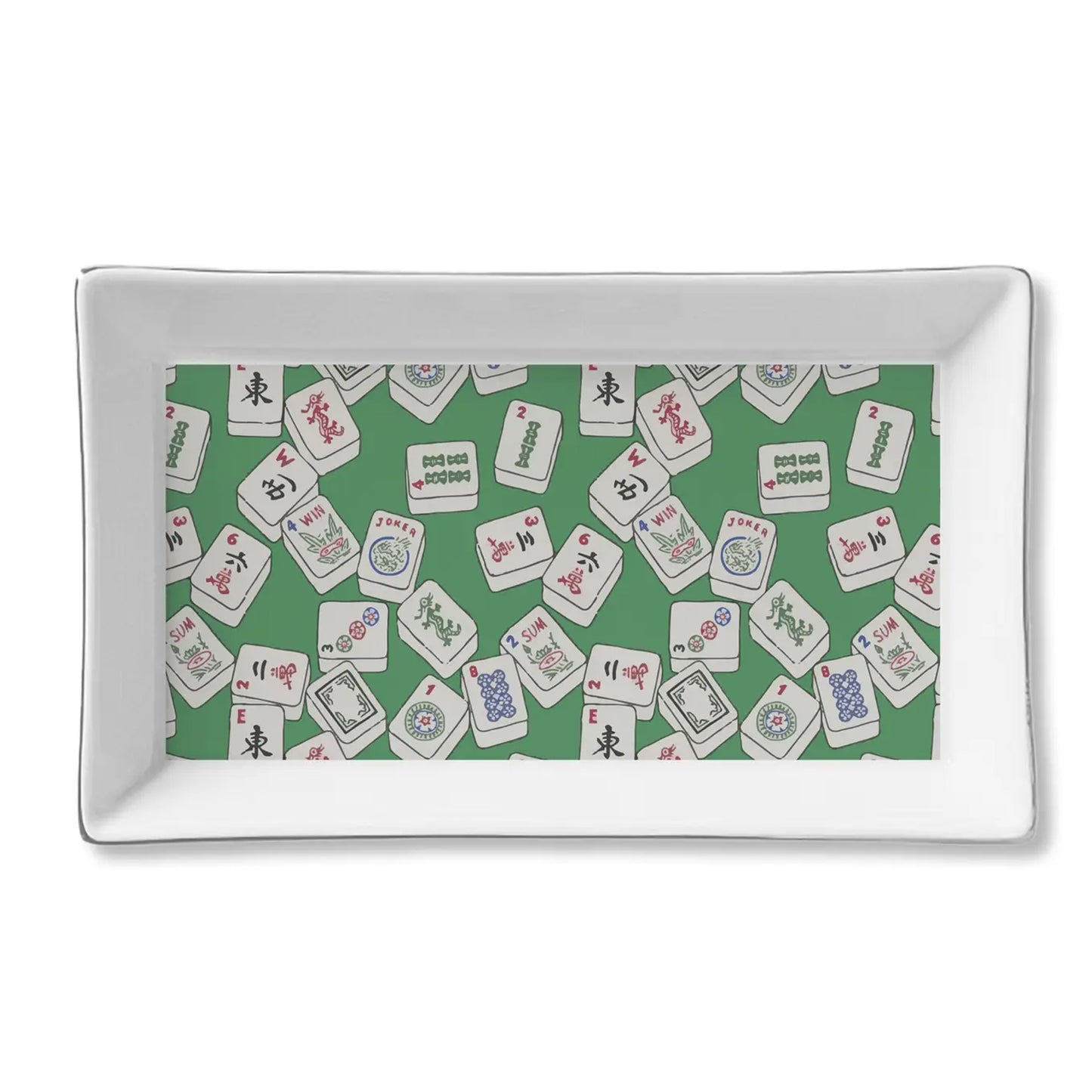 Ceramic Tray - Mahjong