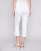 Charlie B Charlie B - Crop Pant W/Side Bow - White available at The Good Life Boutique