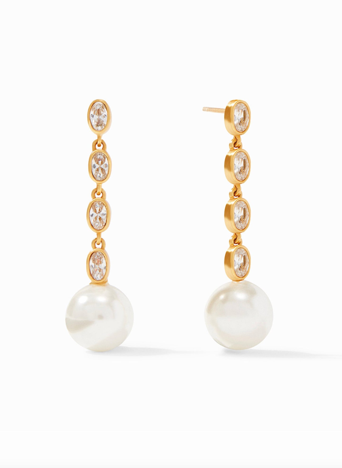 Julie Vos Julie Vos - Charlotte Pearl Statement Earrings available at The Good Life Boutique