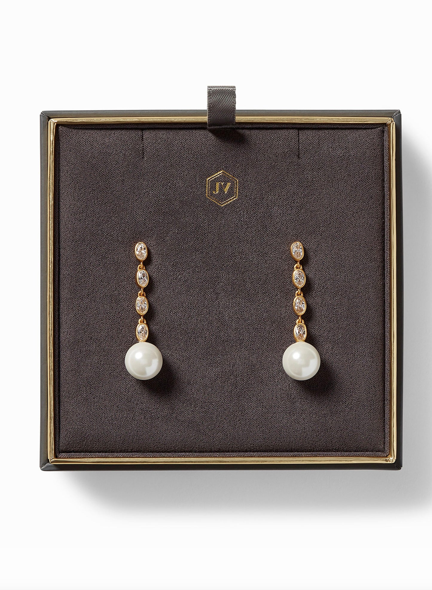 Julie Vos Julie Vos - Charlotte Pearl Statement Earrings available at The Good Life Boutique