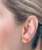 Prep Obsessed Wholesale Christmas Light Longhorn Signiture Enamal Stud Earrings available at The Good Life Boutique