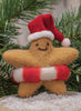 Bright Ideas Christmas Starfish Felted Ornament available at The Good Life Boutique