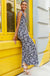 Clara Sun Woo Clara Sunwoo Leaf Print Ruffled One Shoulder Soft Knit Top - White/Black available at The Good Life Boutique