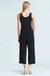 Clara Sun Woo Clara Sunwoo V To Round Neck Staples Knit Tank - Black available at The Good Life Boutique