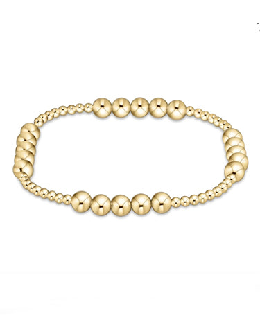 enewton design Classic Beaded Bliss 2.5 mm Bed Bracelet - 5mm - Mixed Metal available at The Good Life Boutique