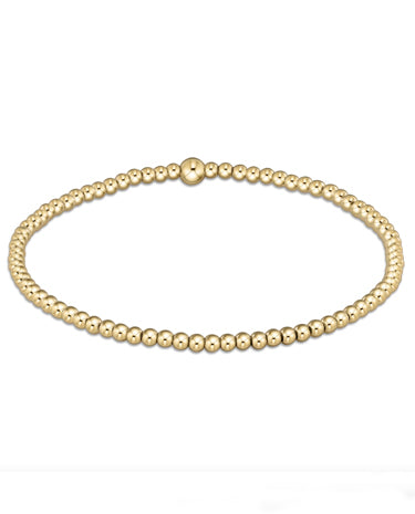 enewton design Classic Gold 2.5mm Bead Bracelet available at The Good Life Boutique