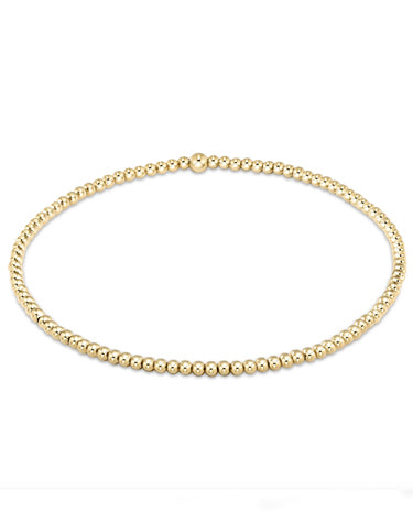 enewton design Classic Gold 2mm Bead Bracelet available at The Good Life Boutique