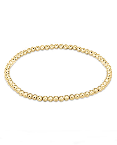 enewton design Classic Gold 3mm Bead Bracelet available at The Good Life Boutique