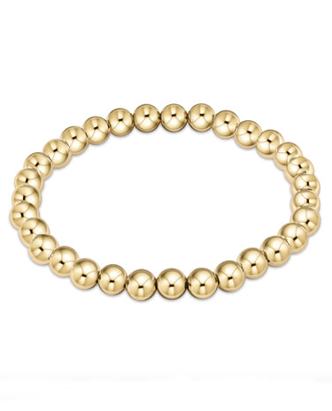 enewton design Enewton - Classic Gold 6mm Bead Bracelet available at The Good Life Boutique