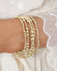 enewton design Classic Joy Pattern 6mm Bead Bracelet - Gold available at The Good Life Boutique