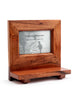 Demdaco Collecting Memories Acacia Wood Frame w/Shelf available at The Good Life Boutique