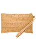 Cork Simple Wristlet  - Rustic Cork