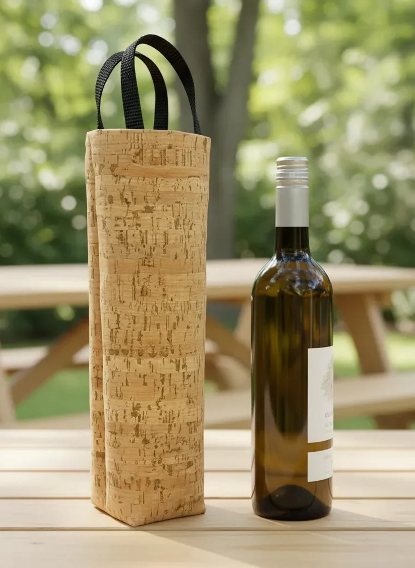 Cork Wine Bottle Bag