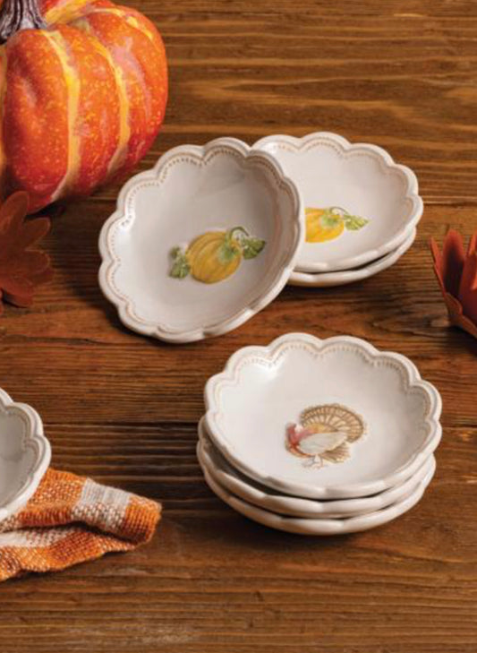 Cornucopia Gather Dipping Bowl
