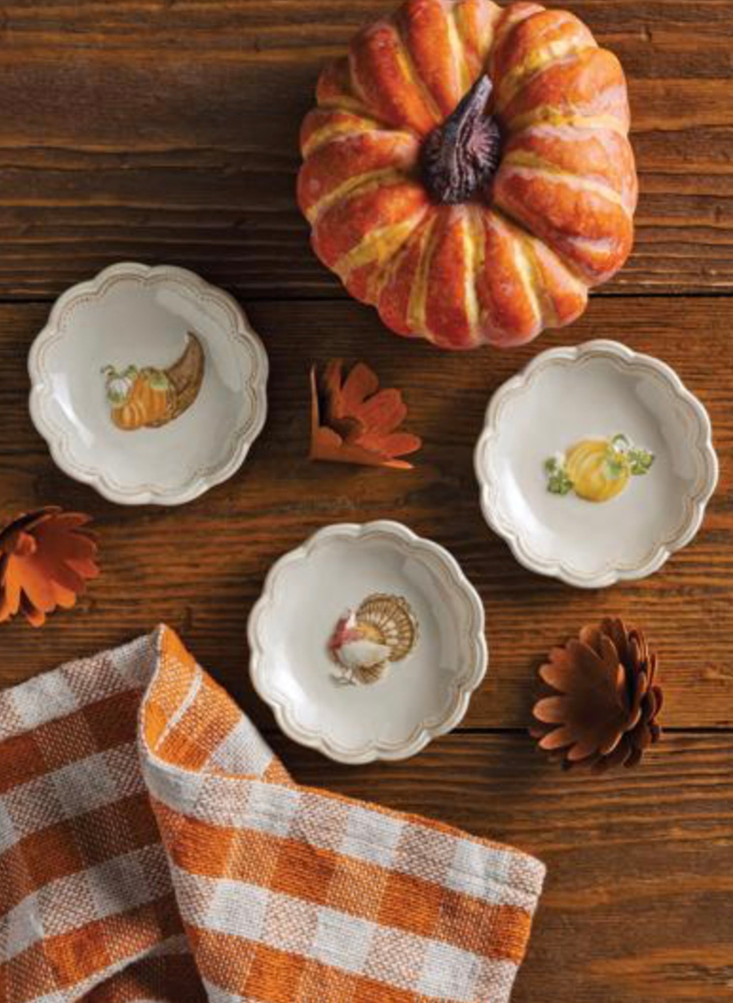 Cornucopia Gather Dipping Bowl