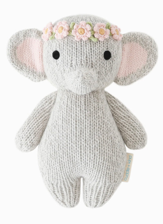 Cuddle&Kind Cuddle + Kind Baby Elephant - Blush Floral available at The Good Life Boutique