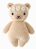 Cuddle&Kind Cuddle + Kind Baby Honey Bear - Ivory Floral available at The Good Life Boutique