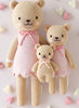 Cuddle&Kind Cuddle + Kind Baby Honey Bear - Blush Bow available at The Good Life Boutique