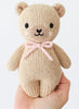 Cuddle&Kind Cuddle + Kind Baby Honey Bear - Blush Bow available at The Good Life Boutique