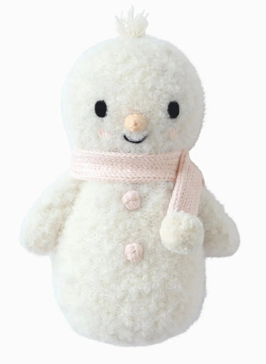 Cuddle&Kind Cuddle + Kind Baby Snowman - Blush available at The Good Life Boutique
