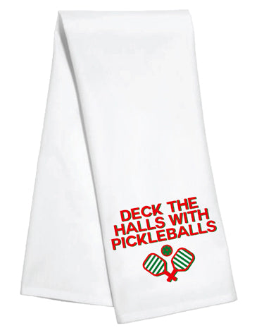 Toss Designs PickleBall Kitchen Towel - Deck The Halls available at The Good Life Boutique