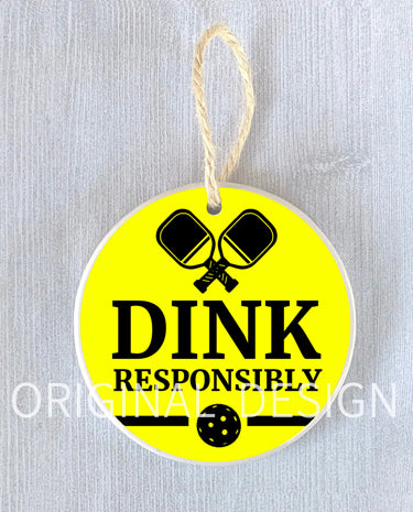 Peppercorn Princess Handmade Ornament - Pickleball Dink Responsibly available at The Good Life Boutique