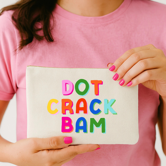 Mahjong Bag | Dot Crack Bam Mahjong Gift Canvas Pouch