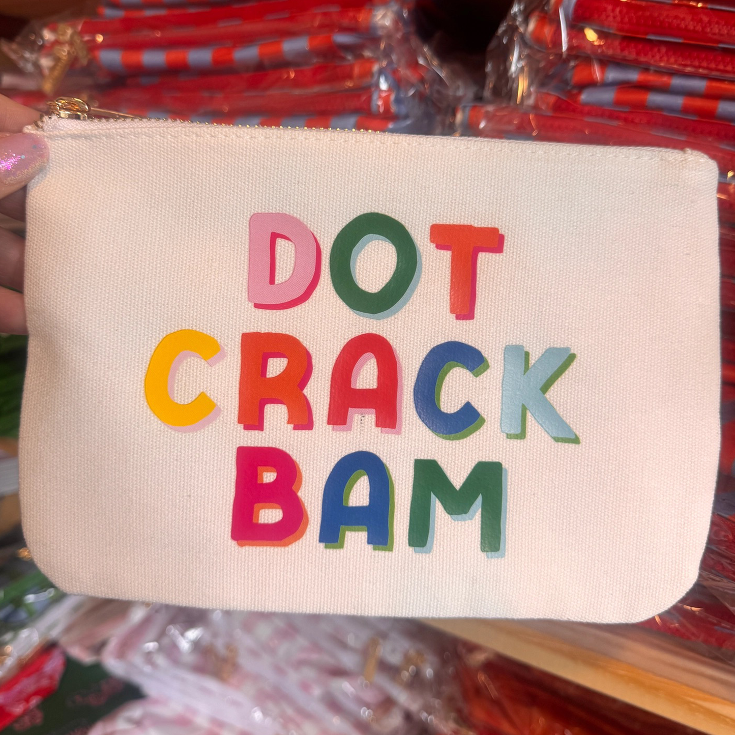 Mahjong Bag | Dot Crack Bam Mahjong Gift Canvas Pouch