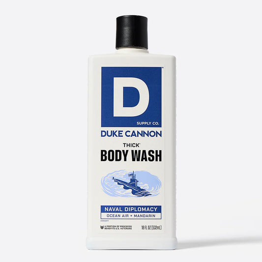 Duke Cannon Body Wash® - Naval Diplomacy 18oz available at The Good Life Boutique