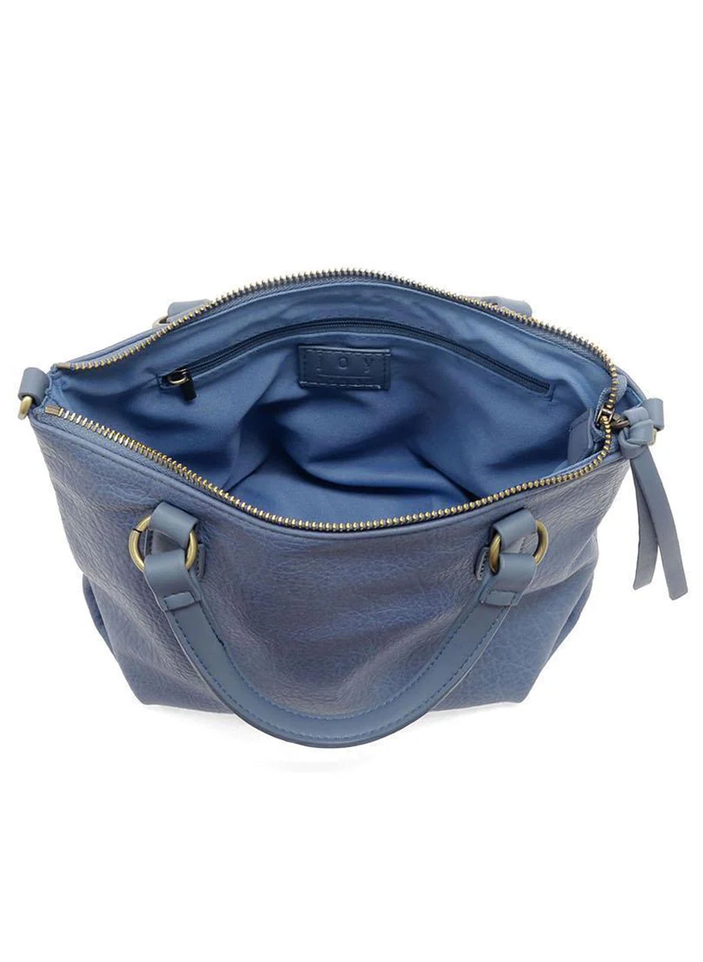 Joy Accessories Denim Tallulah Mini Tote Crossbody available at The Good Life Boutique