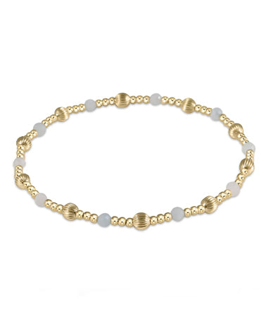 enewton design Dignity Sincerity Pattern 4mm Bead Bracelet - Moonstone available at The Good Life Boutique