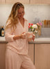 Ditsy Daisy Mia Pajama Top - Baby Pink