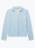 Ditsy Daisy Mia Pajama Top - Frost Blue