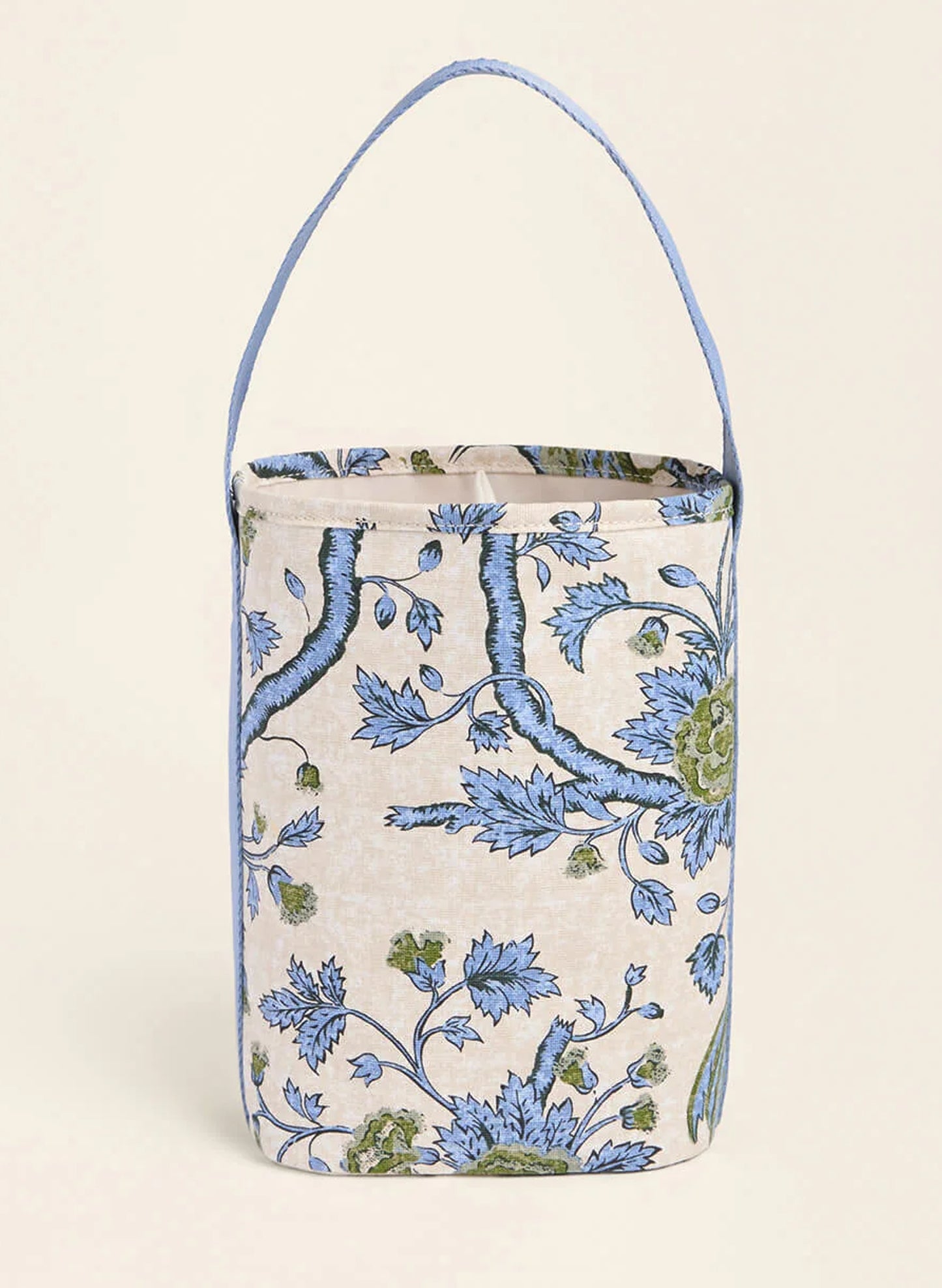 Double Wine Caddy Japonica Bird Green