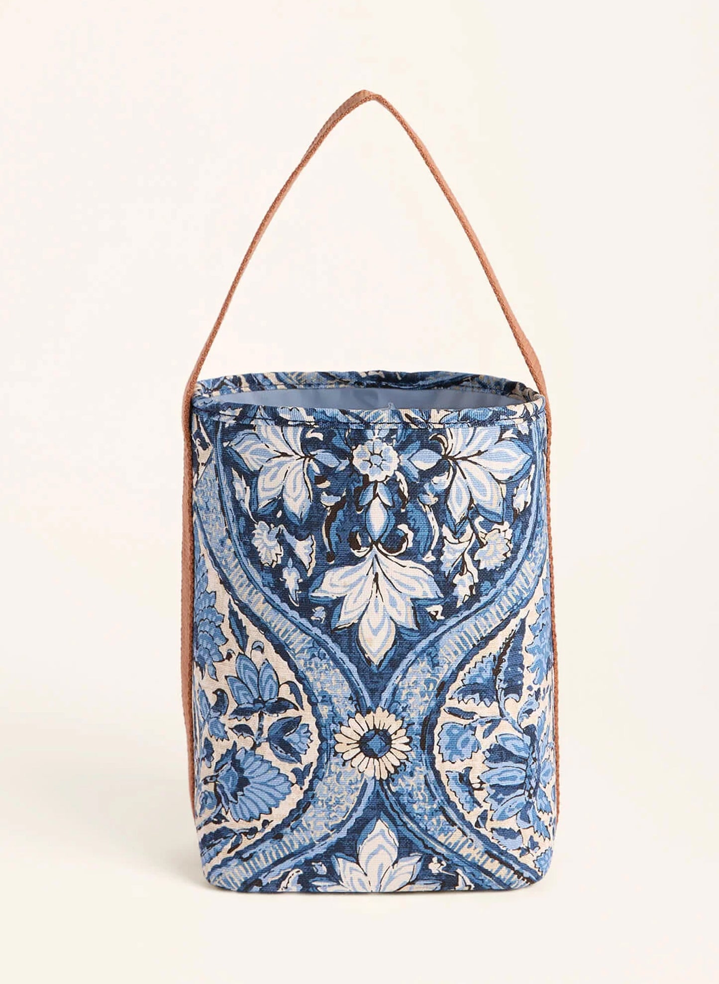 Double Wine Caddy Japonica Cartouche Blue