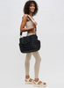 Sol & Selene Sol & Selene - Dreamer Quilted Puffer Tote - Black available at The Good Life Boutique