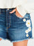Driftwood Driftwood - Goldie X Daisy Daydream Shorts - Dark Wash available at The Good Life Boutique
