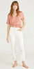 Driftwood Driftwood - Roxy X Tweedle Dum Jean - White available at The Good Life Boutique