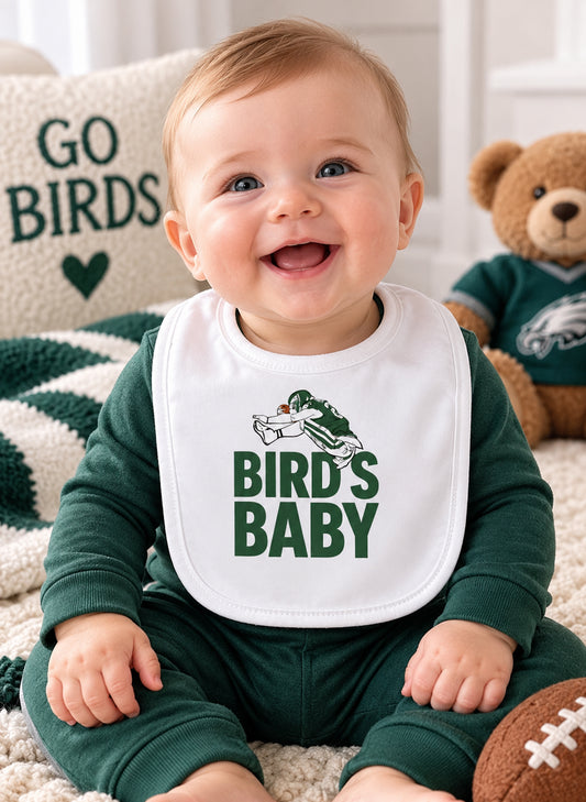 Serendipity Philadelphia Birds Baby Bib available at The Good Life Boutique