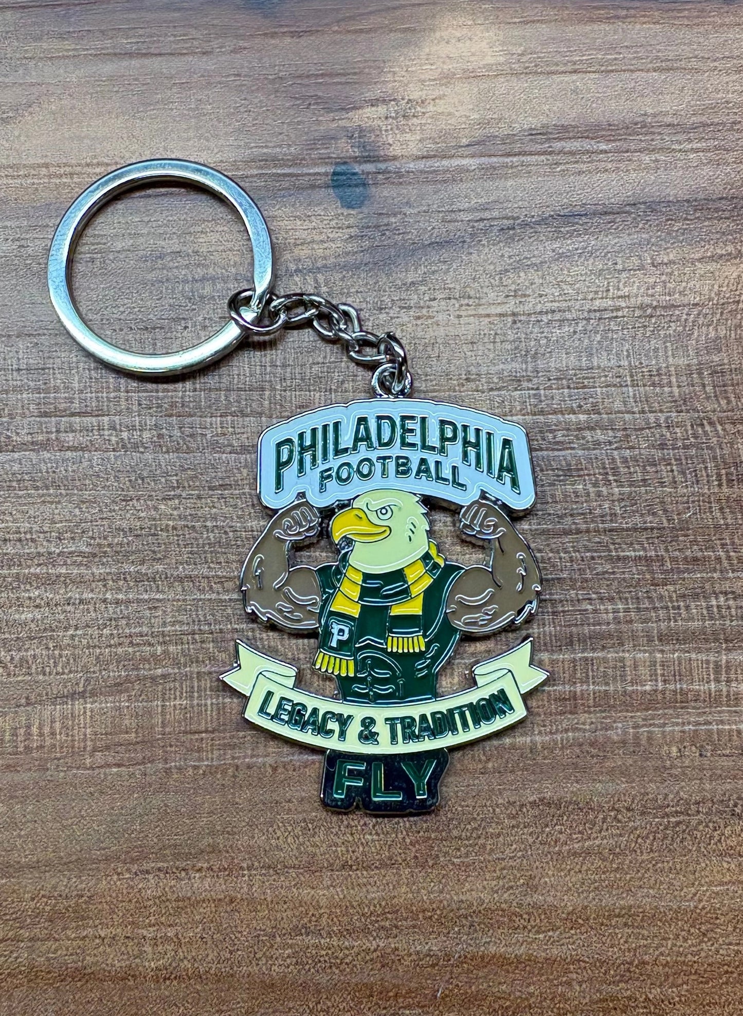 Philly Football Enamel Key Chain