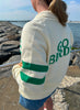 Serendipity Philadelphia Eagles Knit Sweater - Ivory White available at The Good Life Boutique