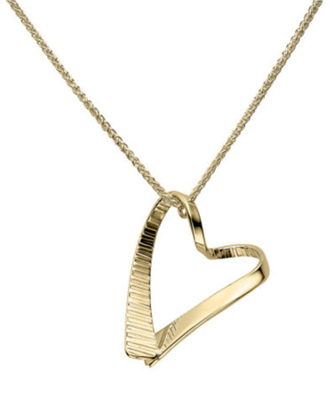 Ed Levin E.L. Designs (Formerly Ed Levin) - Cherish Pendant 14K Gold 18" available at The Good Life Boutique