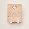 Scout Curated Wears Stone Moon Phase Ear Jacket - Sunstone/Silver available at The Good Life Boutique