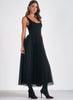 Elan Elan - Maxi Tulle Skirt - Black available at The Good Life Boutique