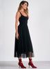 Elan Elan - Maxi Tulle Skirt - Black available at The Good Life Boutique