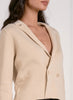 Elan Elan - Sweater Jacket w/ Lapel - Natural available at The Good Life Boutique