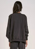 Elan Elan - Crew Sweatshirt Oversized - Black available at The Good Life Boutique