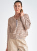 Elan Elan - 7 Sweater Cardigan- Stone available at The Good Life Boutique