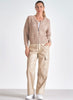 Elan Elan - 7 Sweater Cardigan- Stone available at The Good Life Boutique